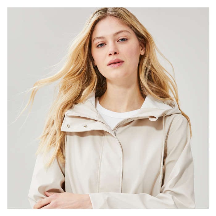 Women's Raincoat - Light Sand